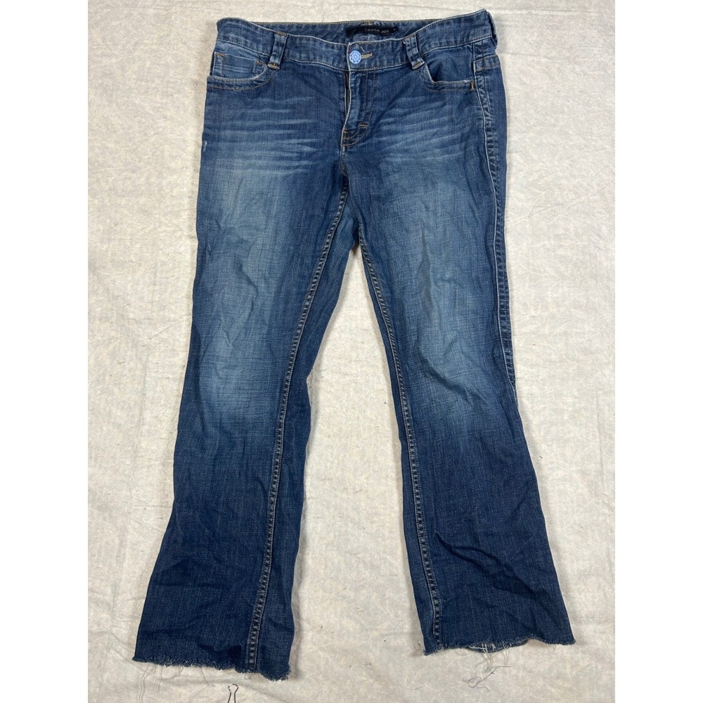 Calvin Klein Jeans Women Bootcut Flare Denim Blue Jeans Size 14